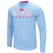 powder blue ole miss t shirt