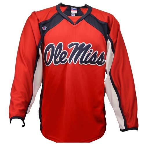 ole miss red jersey