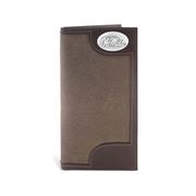 CANVAS LEATHER SECRETARY WALLET