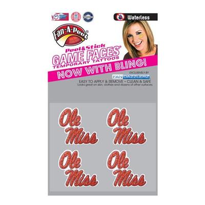 SCRIPT OLE MISS DAZZLER TATTOO