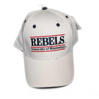 WHITE GAME BAR CAP REBELS