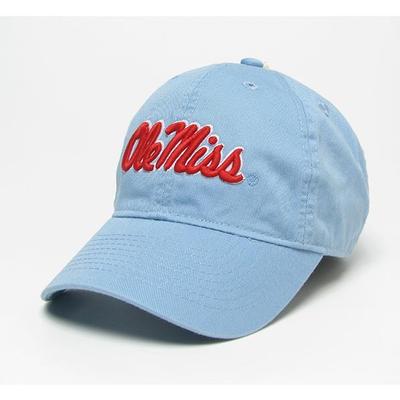 Men's New Era Powder Blue Ole Miss Rebels Team Logo 9FIFTY