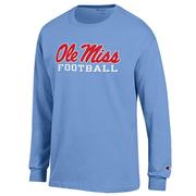 LS OLE MISS FOOTBALL TEE SHIRT