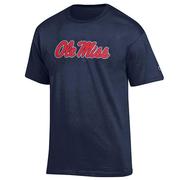 SCRIPT OLE MISS BASIC SHORT SLEEVE TEE