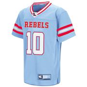 powder blue ole miss football jersey