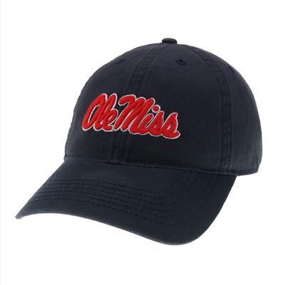 Legacy Cool Fit Powder Blue Cap with Ole Miss Logo