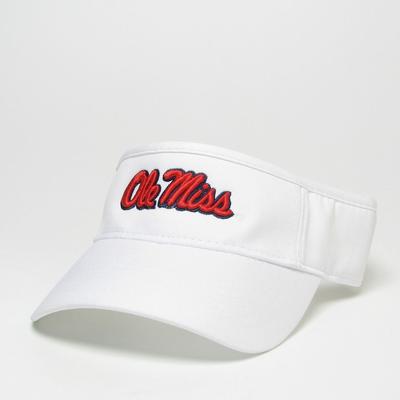 OLE MISS COOL FIT ADJ VISOR