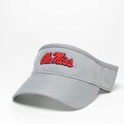 OLE MISS COOL FIT ADJ VISOR