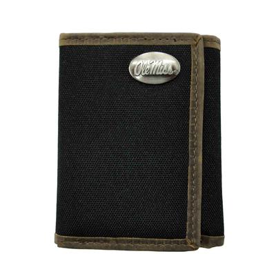 OLE MISS NYLON TRIFOLD WALLET