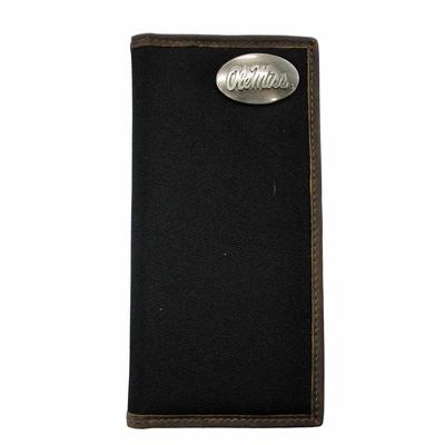 OLE MISS NYLON ROPER WALLET