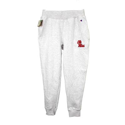 REVERSE WEAVE FLEECE JOGGER SILVER_GRAY