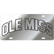 LASER SIL BLACK OM LICENSE PLATE