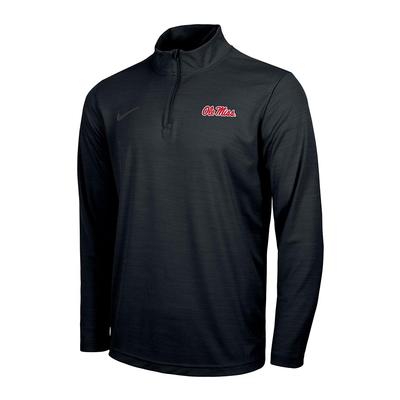 MENS INTENSITY QTR ZIP BLACK