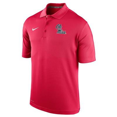 OLE MISS VARSITY PERFORMANCE POLO RED