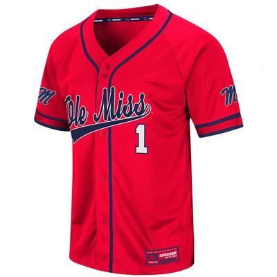 ole miss red jersey