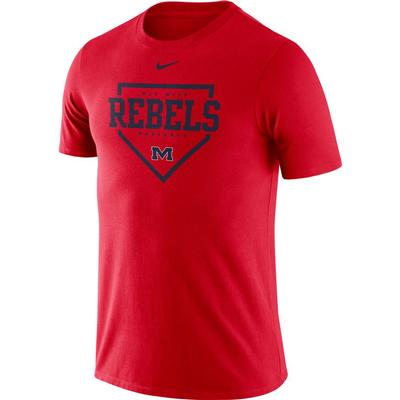 ole miss baseball tee