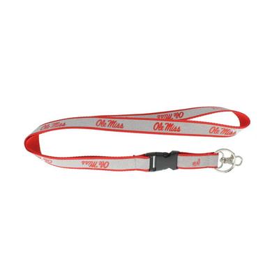 OLE MISS SPARKLE LANYARD