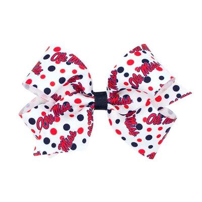 MED COLLEGE PRINT BOW