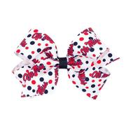 MED COLLEGE PRINT BOW