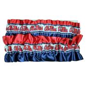 OLE MISS KEEPSAKE GARTER SET GIFT BOX