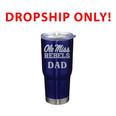 VACUUM INSULATED STAINLESS STEEL OLE MISS DAD TUMBLER