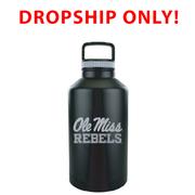 OLE MISS REBELS VACUUM INSULATED STAINLESS STEEL GROWLER