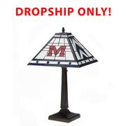 OLE MISS STAINED GLASS MISSION STYLE LAMP