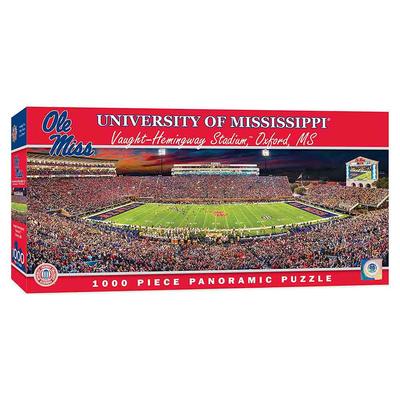 OLE MISS 1000 PIECE STADIUM PANORAMIC JIGSAW PUZZLE