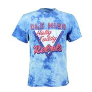 OLE MISS REBELS TIE-DYE SS CREWNECK TEE