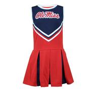 OLE MISS ONE PIECE V-FRONT CHEER DRESS INF TOD