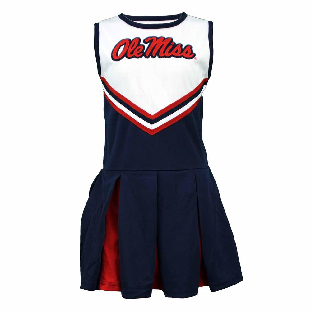 Ole Miss One Piece V Front Cheer Dress Inf Tod