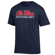 CLEARANCE SS BASIC SCRIPT OLE MISS PSYCHOLOGY TEE