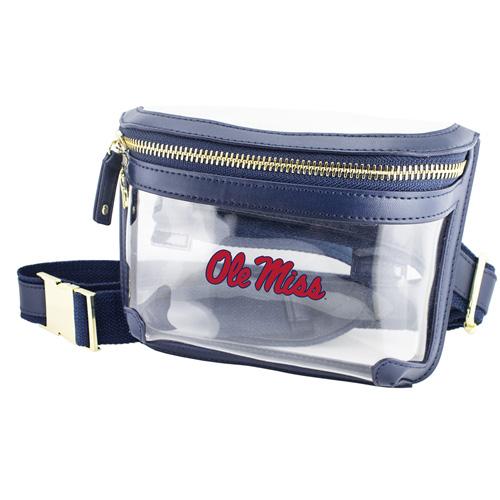 OLE MISS BELT BAG CLEAR PURSE