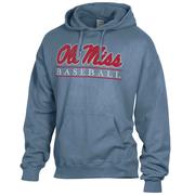 OLE MISS BASEBALL BAR COMFORT WASH HOODY