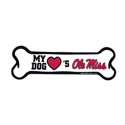 OLE MISS BONE MAGNET