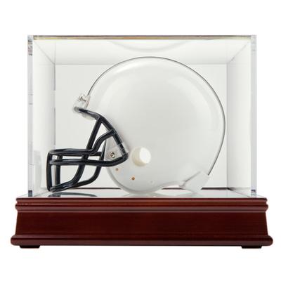 UV MINI HELMET HOLDER WITH WOOD BASE