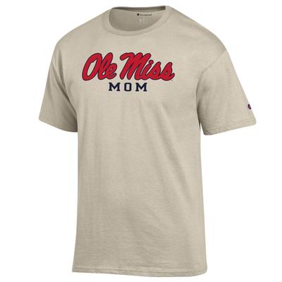 SS SCRIPT OLE MISS MOM BASIC TEE