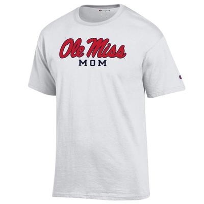 SS SCRIPT OLE MISS MOM BASIC TEE