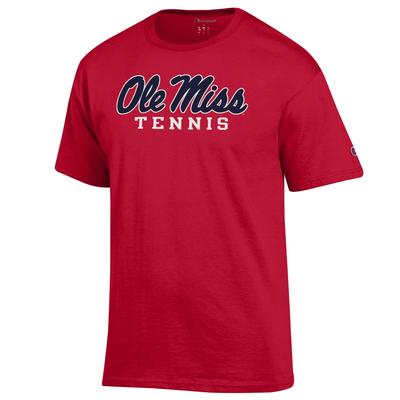 SS SCRIPT OLE MISS TENNIS BASIC TEE