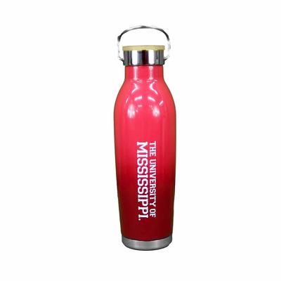 UNIVERSITY OF MISSISSIPPI H2GO WAVE OMBRE SPORT BOTTLE