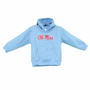 SCRIPT OLE MISS TODDLER HOODED FLEECE TOP