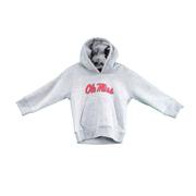 SCRIPT OLE MISS TODDLER HOODED FLEECE TOP