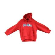 SCRIPT OLE MISS TODDLER HOODED FLEECE TOP