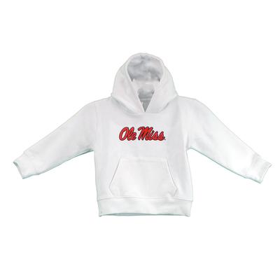 SCRIPT OLE MISS TODDLER HOODED FLEECE TOP