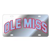 LASER ARCH OLE MISS LICENSE PLATE