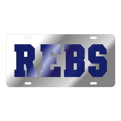 LASER REBS LICENSE PLATE