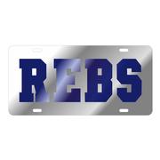 LASER REBS LICENSE PLATE