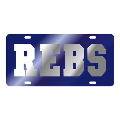 LASER REBS LICENSE PLATE