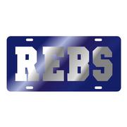 LASER REBS LICENSE PLATE