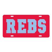 LASER REBS LICENSE PLATE